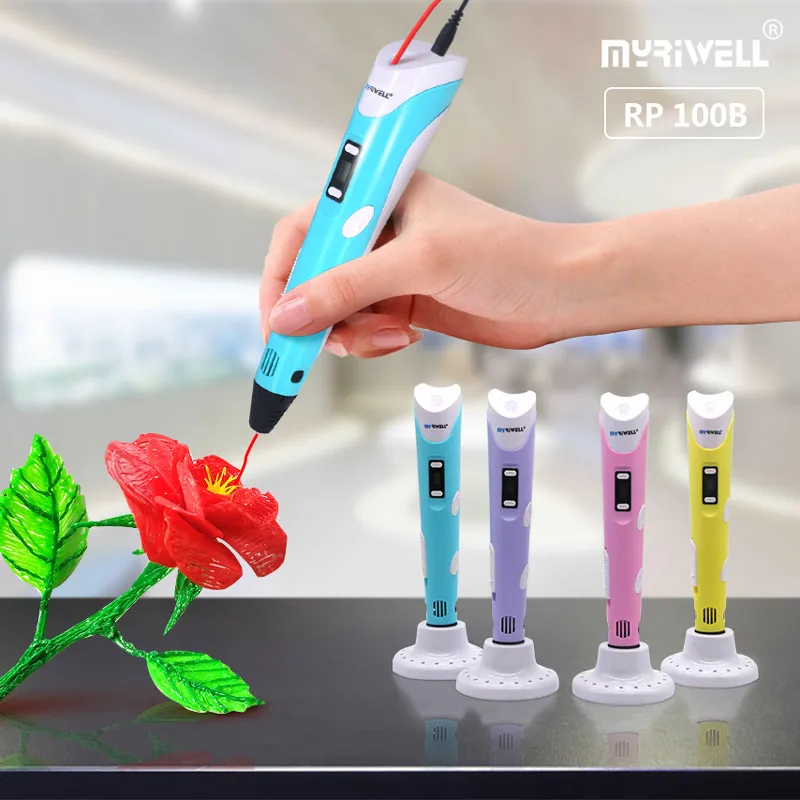 3d ручка myriwell новогодний подарок нить из АБС/пла 1 75 мм модель волшебная детский на