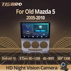 Автомобильный радиоприемник 2DIN Android 10,0 для старой Mazda 5 2005-2010, стерео приемник, GPS-навигация, автомобильное радио DSP, автомобильное радио с экраном IGO