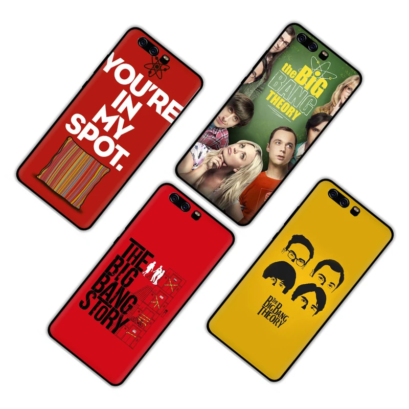 Силиконовый чехол для телефона Bazinga The Big Bang Theory tv show Huawei P8 P9 P10 P20 P30 Lite Mini Pro P Smart Z