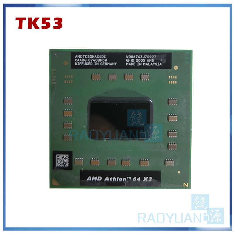 AMD Athlon 64 X2 TK 53 AMDTK53HAX4DC TK53 ноутбук процессор Процессор гнездо S1|athlon x2|socket s1amd athlon x2 |