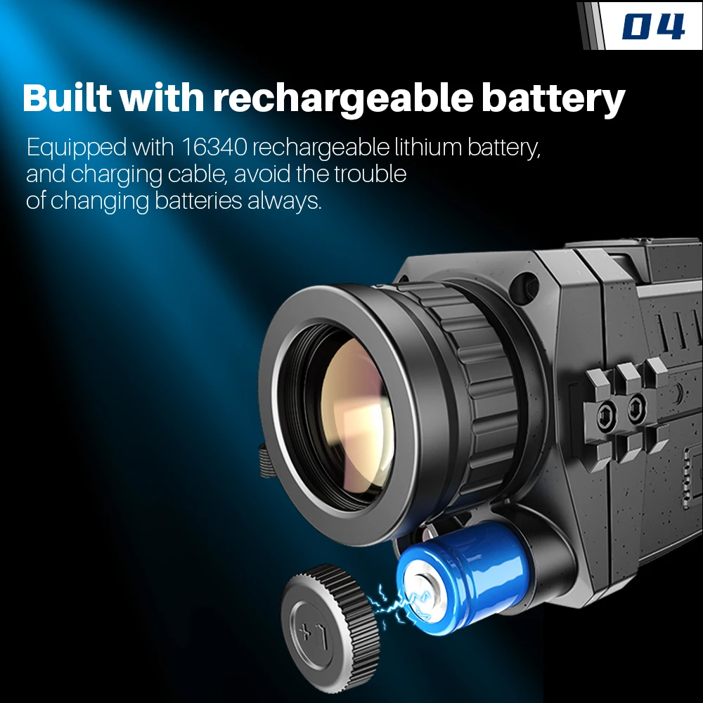 Монокуляр ночного видения APEXEL с ЖК-экраном инфракрасный (ИК) телескоп прицел