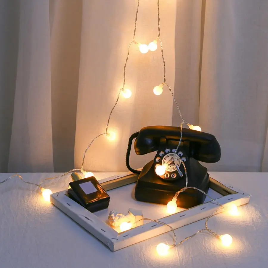 2 м 20 светодиодов USB гирлянды белые лампы для свадебной вечеринки рождественские