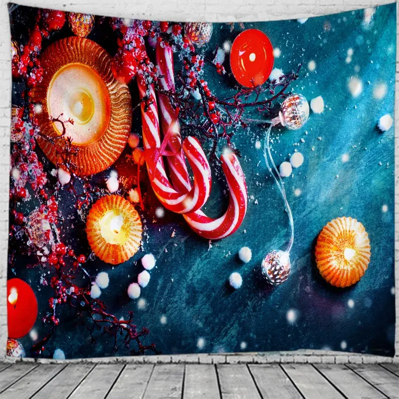 Рождественский гобелен настенное покрывало для кровати пляжное полотенце