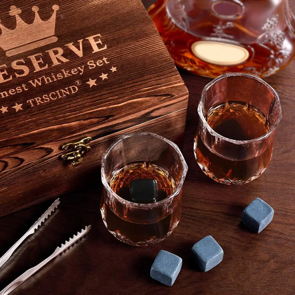 Набор из 12 штук камни для виски подарочный набор быстрозамороженный ледяной блок