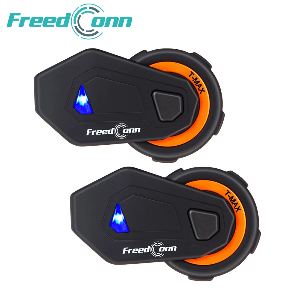 2 шт. оригинальный Freedconn T MAX мотоцикла 6 Riders Group говорить FM радио Bluetooth 4 1 шлем