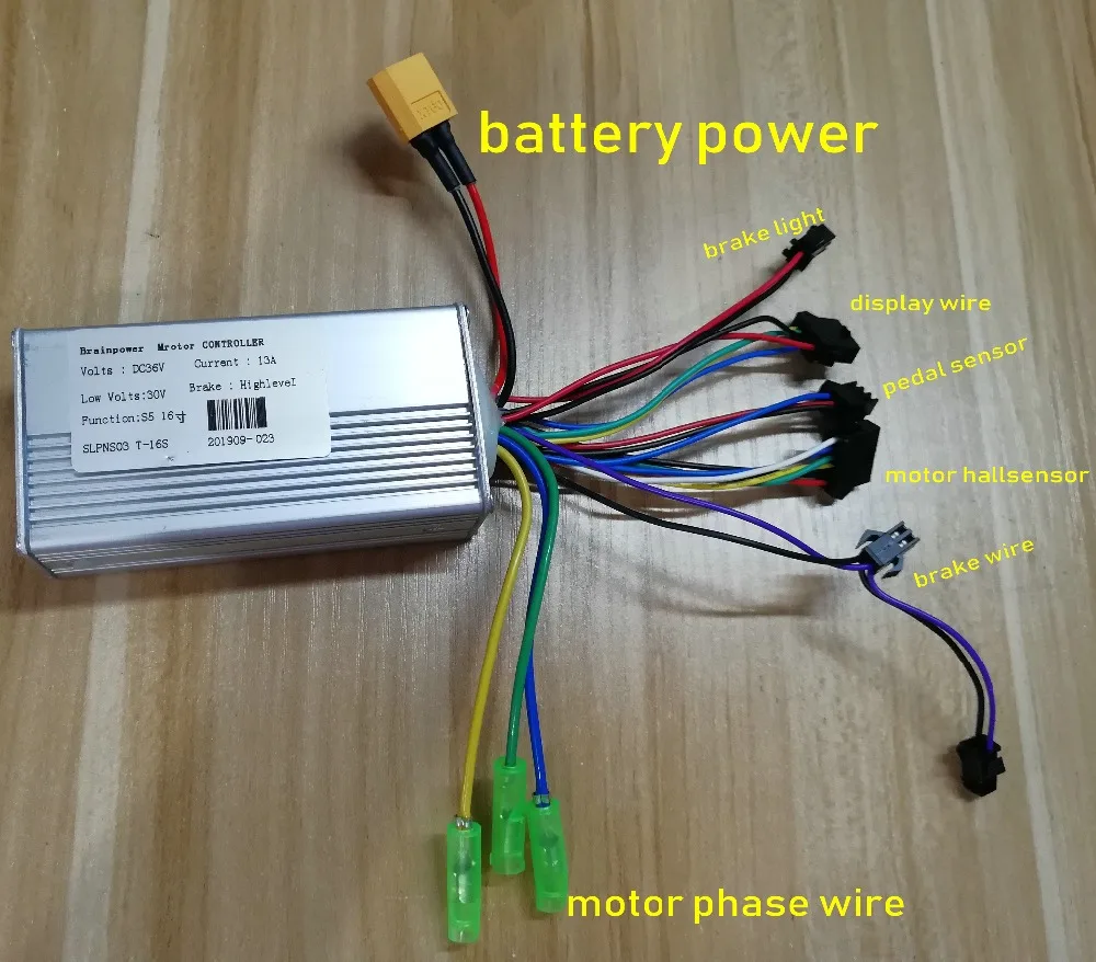 36v250w13A 6mosfet BLDC контроллер мини размер для электрического велосипеда CMSF16 CMSF16 плюс складной велосипед аксессуар с литиевой батареей