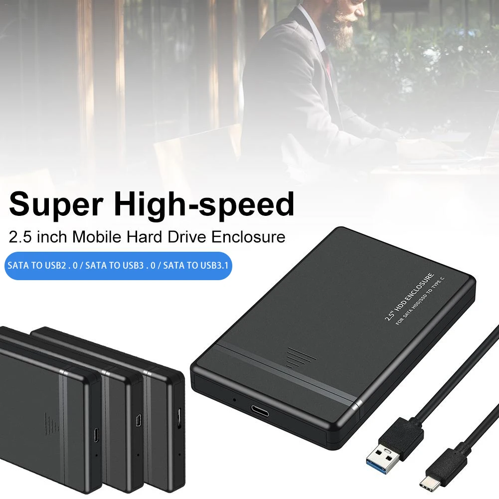 Новый USB HDD чехол 2 5 SATA к 3 0 адаптер корпус жесткого диска для SSD коробка типа C 1 HD