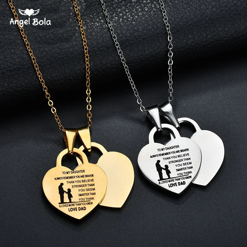 Персонализировать Нержавеющая сталь Dog Tag кулон Цепочки и ожерелья Выгравируйте