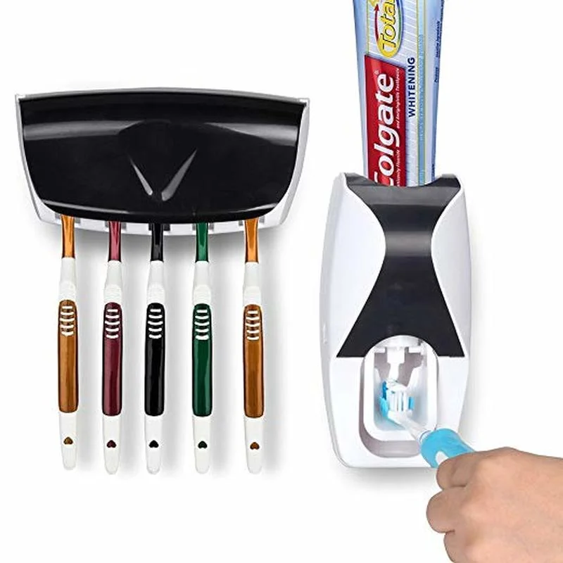 

Автоматический дозатор для зубной пасты настенный держатель для зубной щетки Стойка для хранения аксессуары для ванной комнаты Набор для зубной пасты соковыжималка домашний инструмент