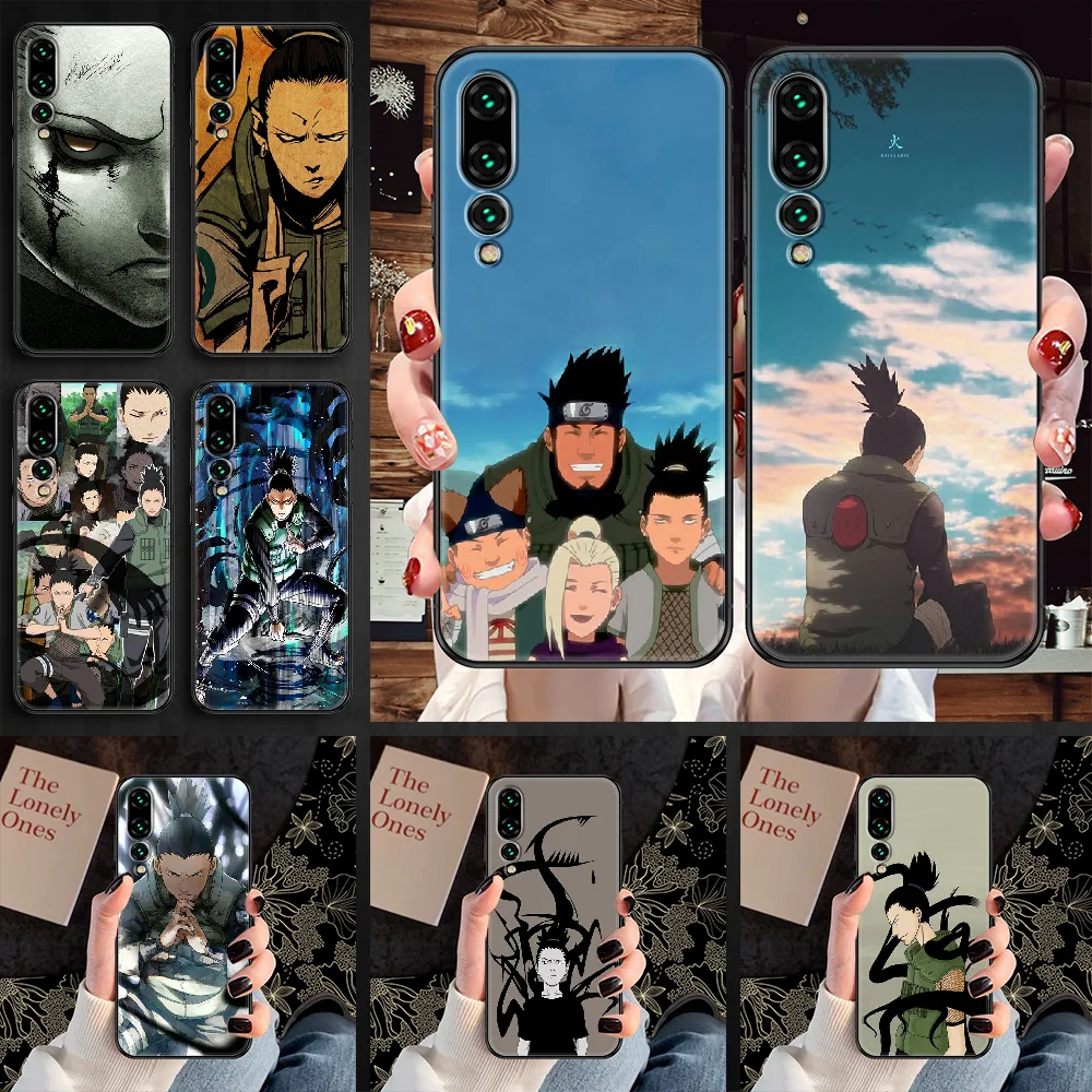 Чехол Nara Shikamaru для телефона с аниме Huawei P Mate P10 P20 P30 P40 10 20 Smart Z Pro Lite 2019 черный
