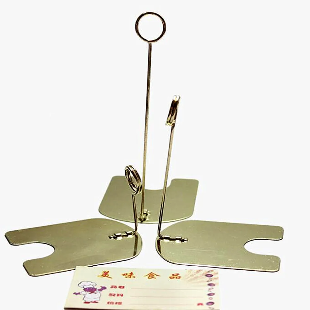 POP цена бумажный знак этикетка Дисплей держатели металлическая стойка для