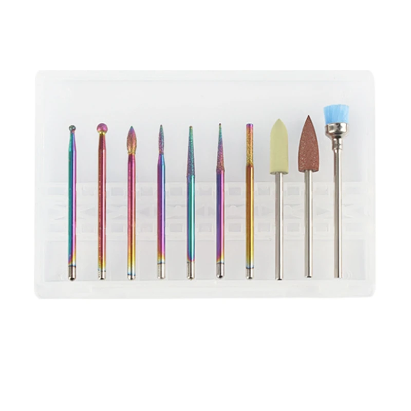 Цветная полировальная дрель для ногтей электрическая машинка обработки