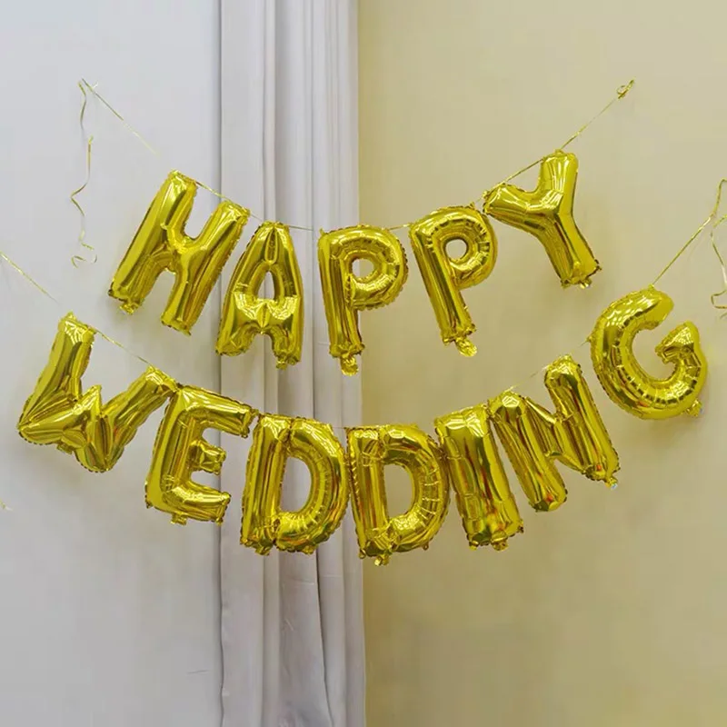 Шары воздушные из фольги с надписью 16 дюймов | Дом и сад