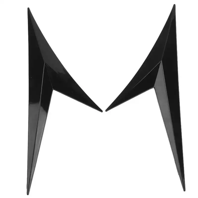 

Пара боковых брызговиков, клейкая отделка вентиляционного отверстия, глянцевая черная резина, универсальное украшение, очистка и паста