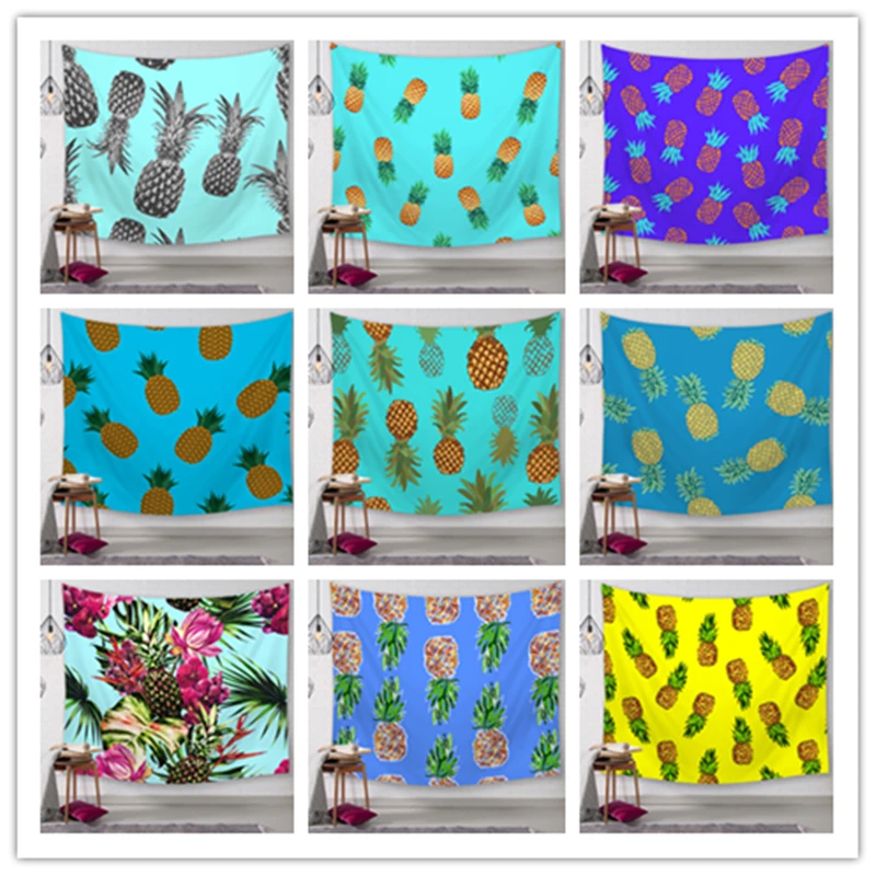 Ананас декоративные гобелены гобелен на стену Мандала богемский пейзаж