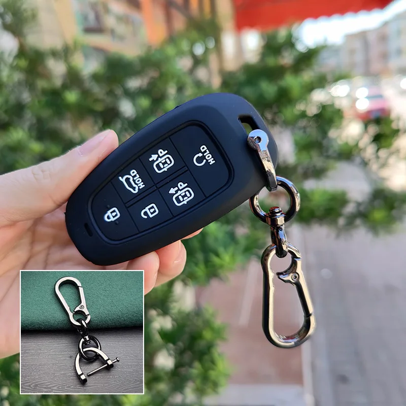 Автомобильные товары защитный чехол-брелок для ключа чехол Hyundai Sonata Tucson Santa Fe Hybrid