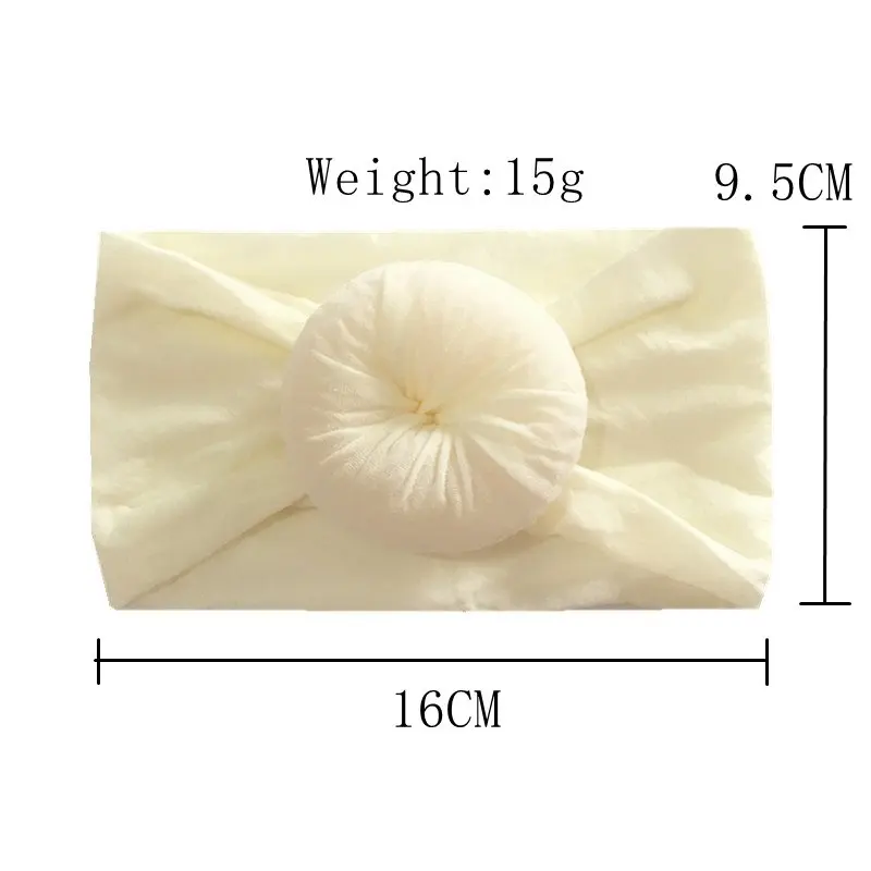 Пончик нейлоновая Детская повязка на голову эластичная для новорожденных мягкие