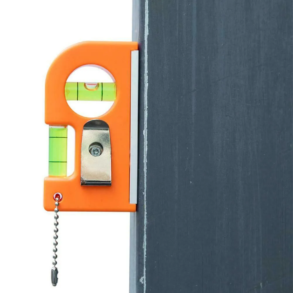 

2 Bubble Leveler 3.35*1.81*0.79\\\" 85*46*20mm ABS + Aluminum Alloy Hook