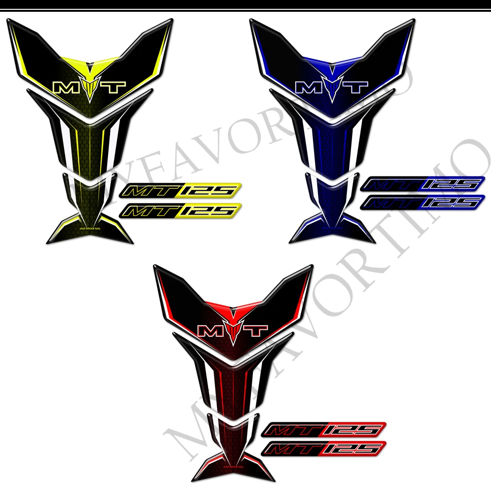 Наклейки с эмблемой значок логотипом защитная накладка на бак для Yamaha MT-125 MT125