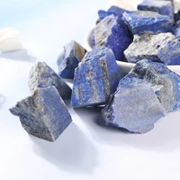 100g lapis lazuli blue gravel rough stones minerals specimen rocks in the aquarium home decoration accessories