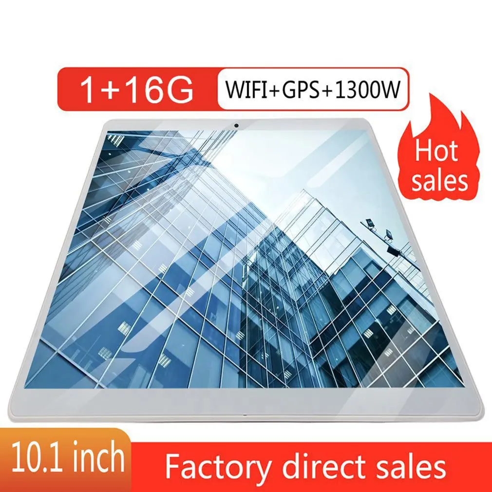 

Professional 10 inch Tablet PC 1GB RAM 16GB ROM for Android 8.0 WiFi Dual SIM Cards 3G Tablets Lightweight