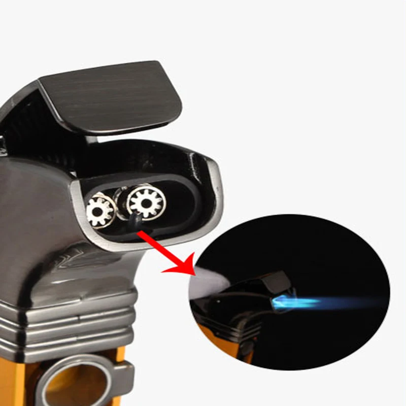 COHIBA Аксессуары Для Сигар Зажигалка резак набор прикуривателя гильотина острый