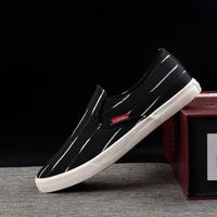 new british mens canvas shoes breathable casual shoes low top shoes sneakers loafers slip on shoes mens shoes