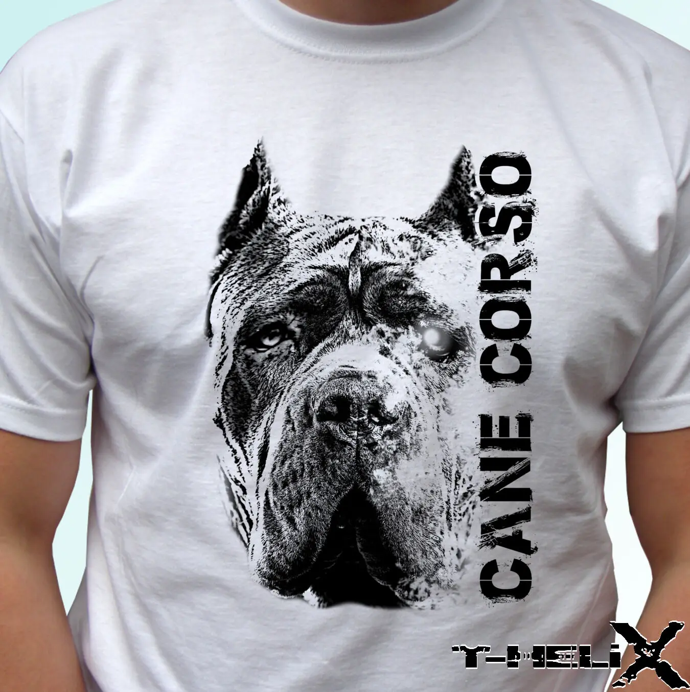 

Cane Corso Head - Dog T Shirt Top Tee Design - Mens S Kids Baby Sizes