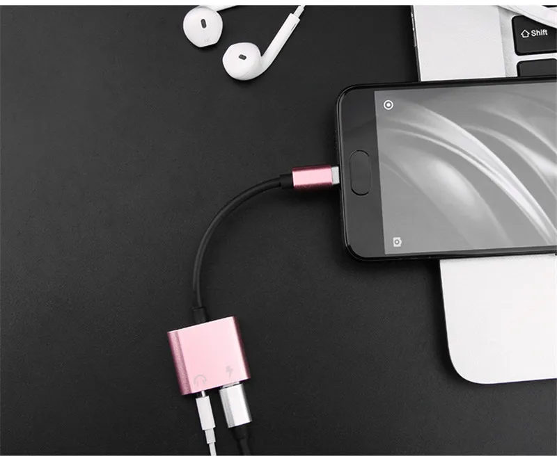 Адаптер для наушников SUOZUN type c 3 5 мм aux USB C к AUX адаптер xiaomi mi 9 8 6 type-C Jack аудиокабель |