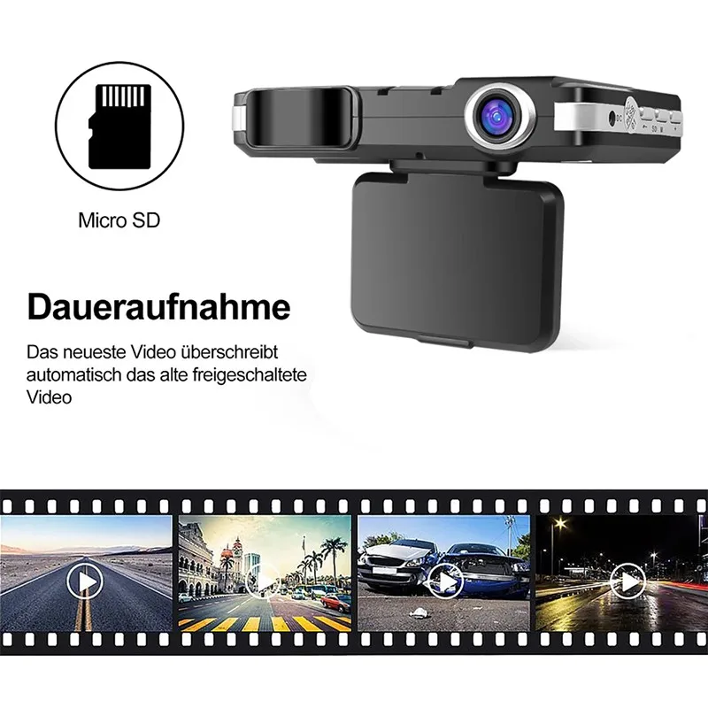 

Dash cam Mini Radar Speed Detector 2in1 Video recorders Vehicle 1080P Driving Recorder Camera Speed Detector car dvr Radar detec