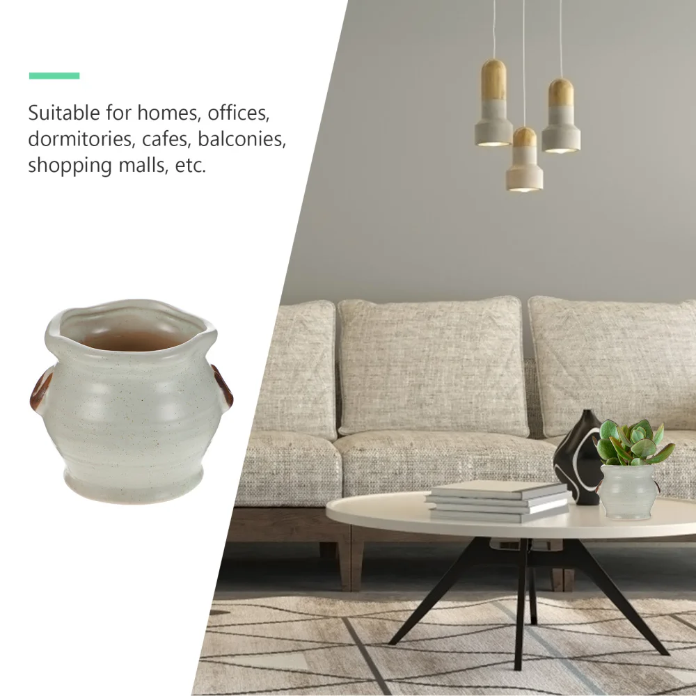 

4pcs Mini Small Succulent Flower Pot Creative Desktop Pot for Garden Decor