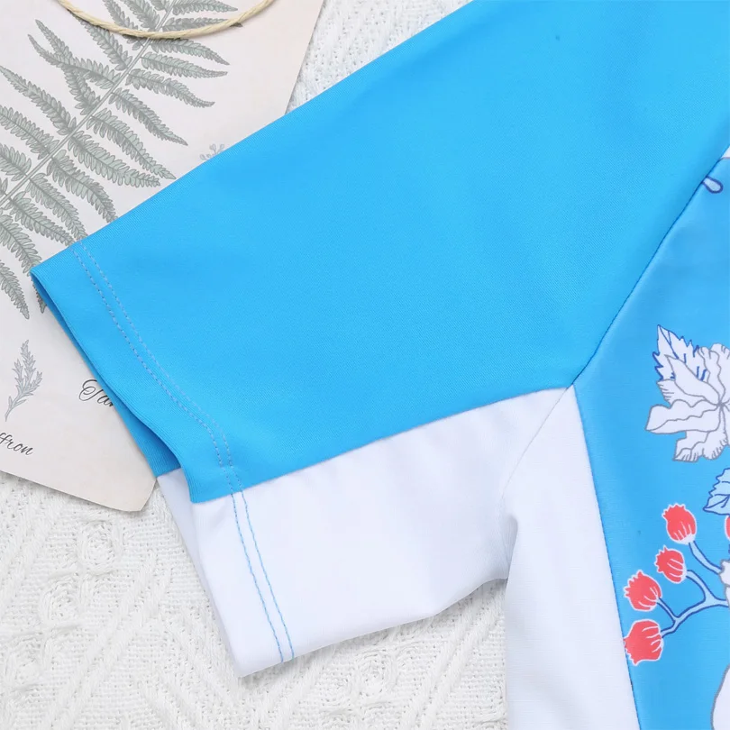 2 шт. бразильские купальные костюмы с круглым вырезом Рубашка короткими рукавами