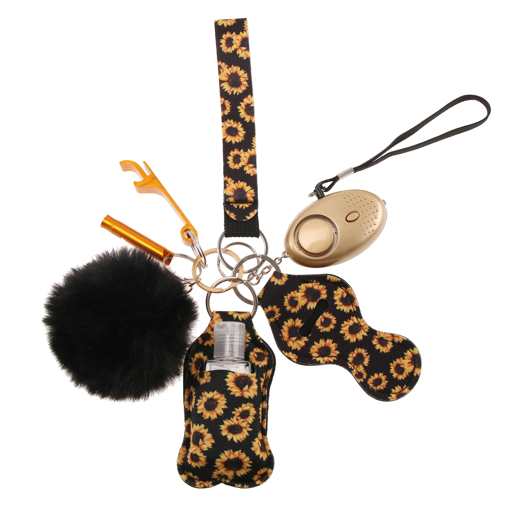 Набор из 9/4 шт. многофункциональный брелок с сигнализацией для девочек |