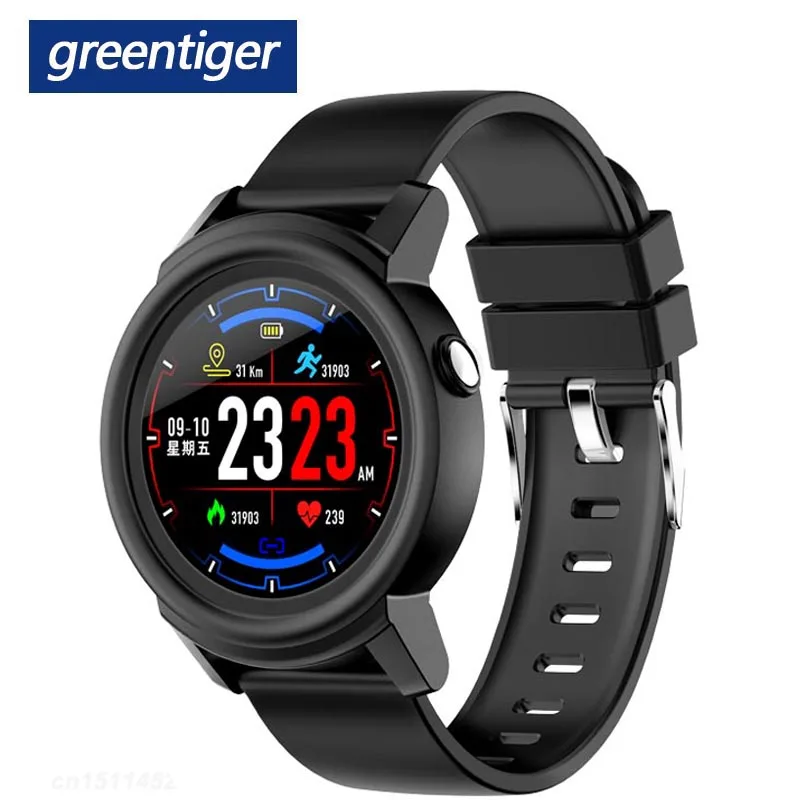 Greentiger DK02 Смарт-часы мужские цветной экран монитор сердечного ритма спортивные Смарт-часы IP67 Водонепроницаемый фитнес-трекер умный Браслет