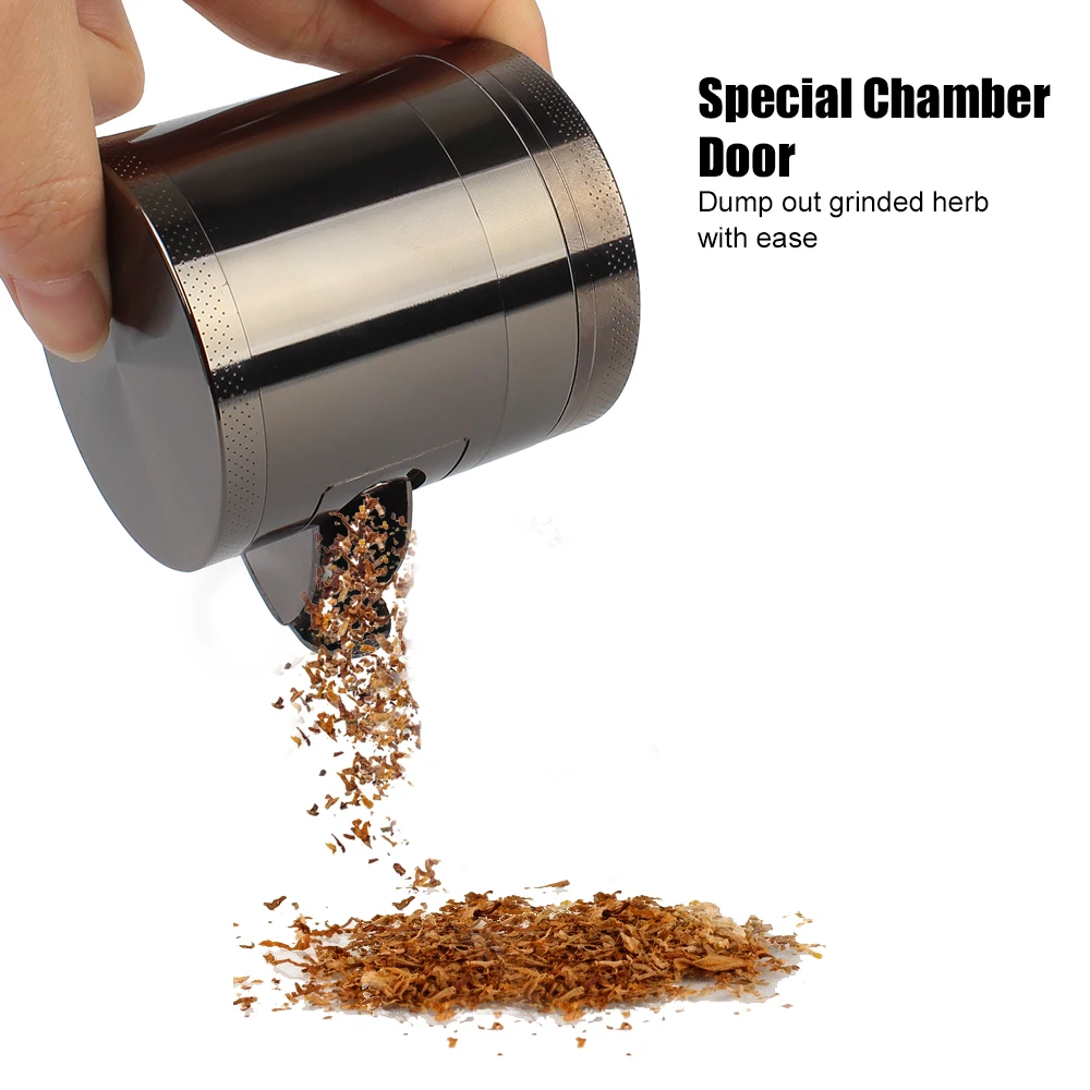 Прозрачная травяная табачная мельница ремешок для курения трав 4-layer 63 мм