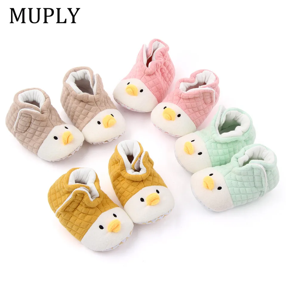 

0-18M Baby Shoes For Newborn Infant Toddler Winter Spring Non-Slip Warm Soft Sole Shoes Newborn Prewalker