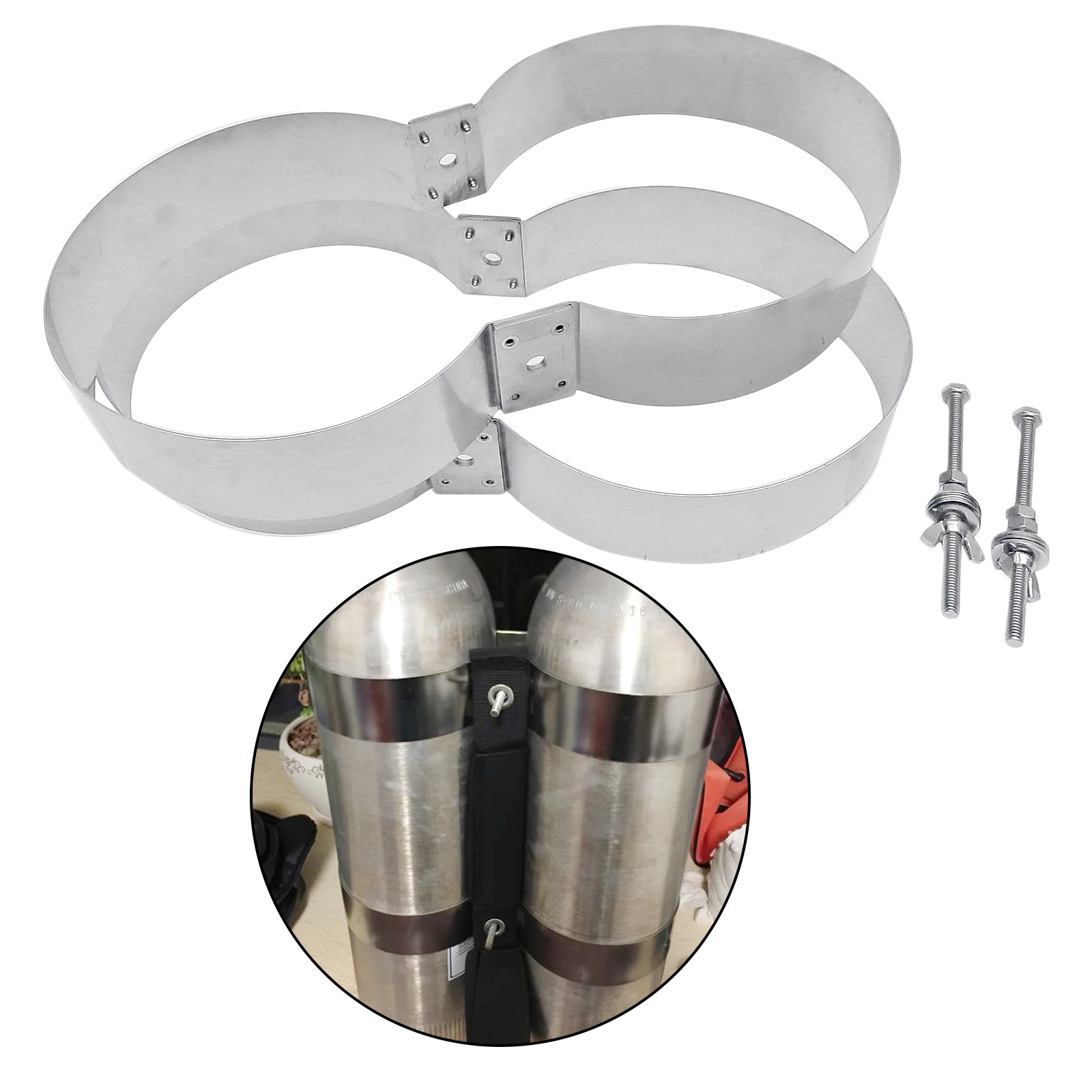 Diving Tank Band Carry Loop Holder Dive Air Cylinder Bottle Retainer Carrier Grip Tech Buoyancy Compensators Tanks Keeper | Спорт и