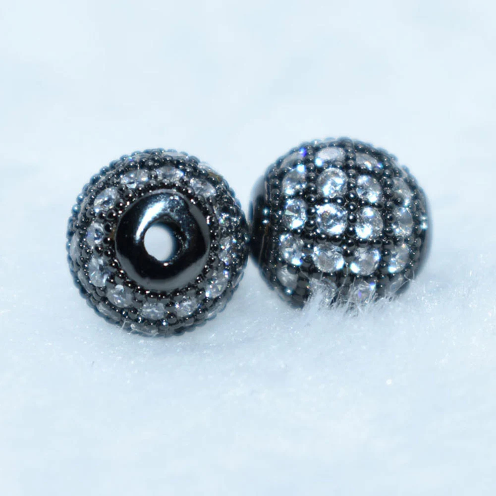 

1 pcs Hot Sold Zircon Gemstones Pave Round Ball Disco Ball Round Clay Loose beads Bracelet Necklace Jewelry Making DIY Accessory