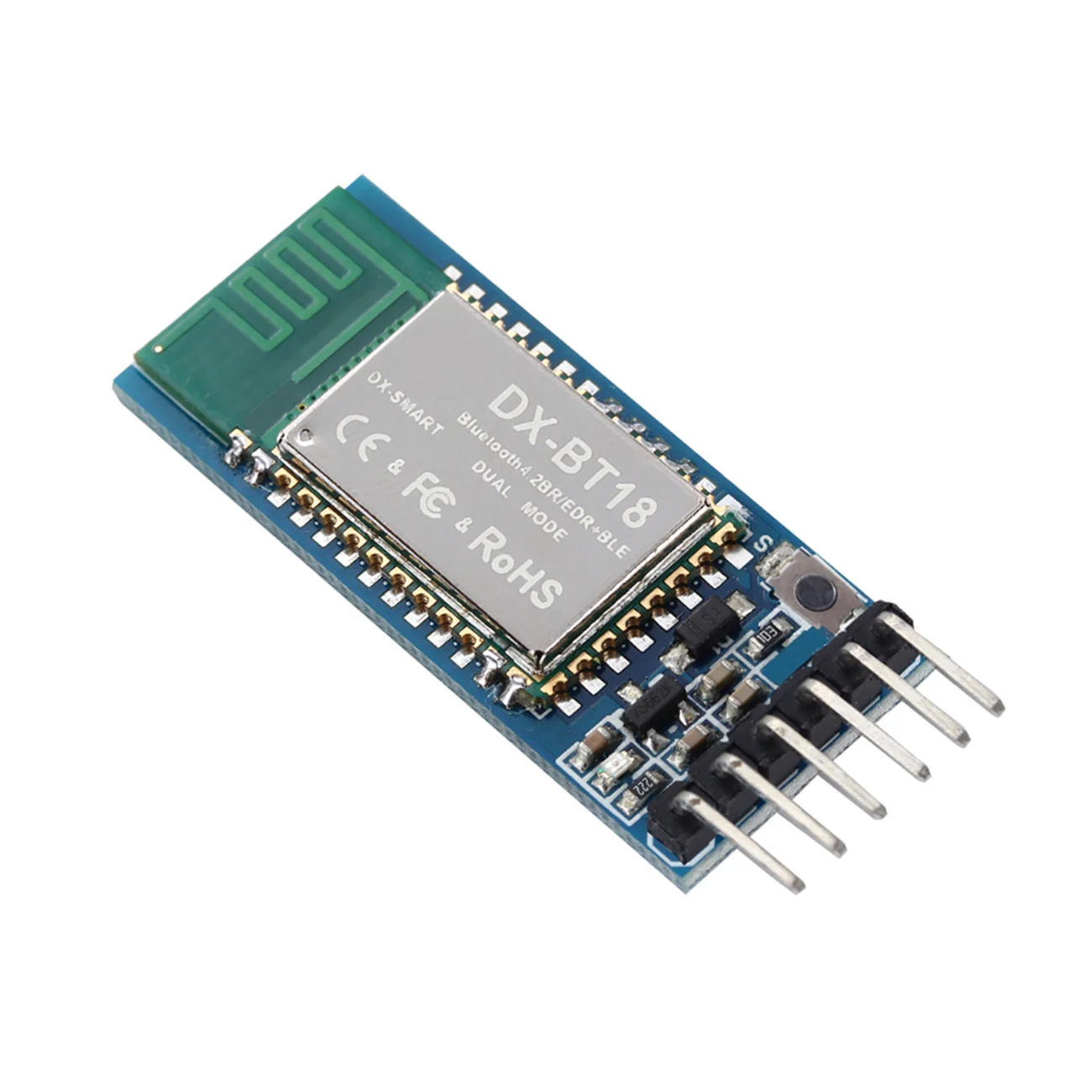 1 шт. DX-BT18 Bluetooth двухрежимный модуль SPP2.0+ последовательный порт BLE4.0 прозрачный совместимый HC-05 06 slave mode - Цвет: DX-BT18 module