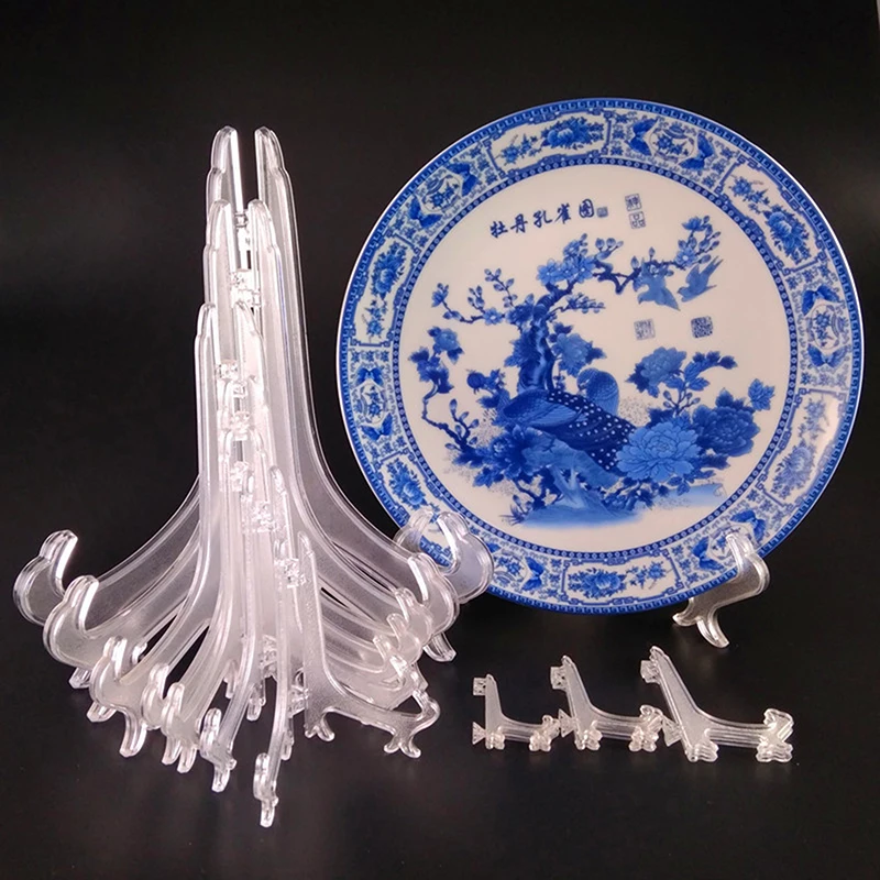 

5PCS Portable Plate Holders Display Stand Picture Frame Photo Tools Dish Rack