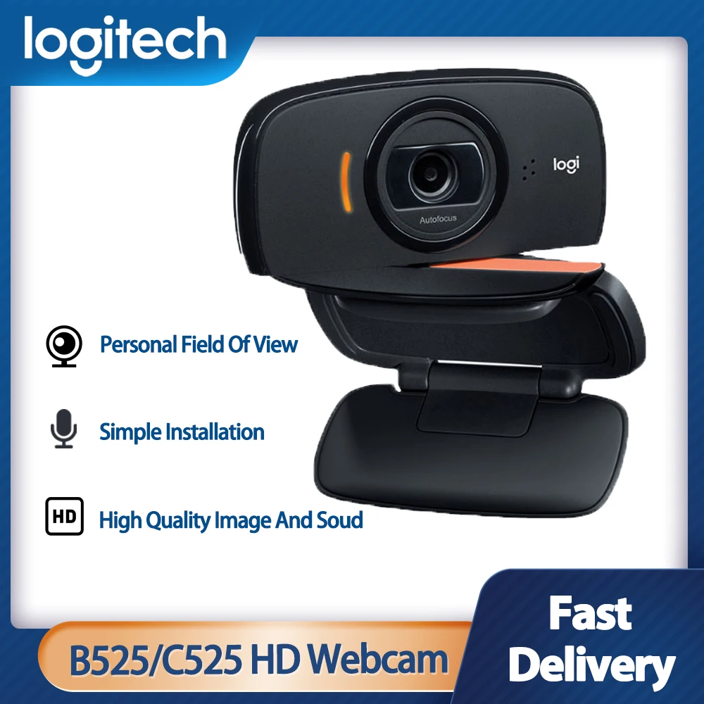 Веб камера Logitech C505E HD 1080p вращающаяся на 360 градусов 8 мегапикселей автофокус