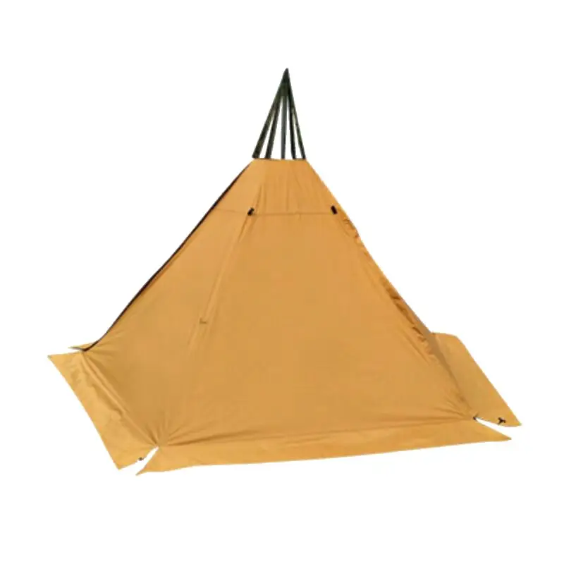 Yellow with hole 4, 5, 6 человек пятиугольная Пирамида Фламинго вигвама Укрытие палатки автомобиля палатка туристический тент вечерние беседки Открытый Кемпинг армии помощи палатки - Цвет: Yellow with hole