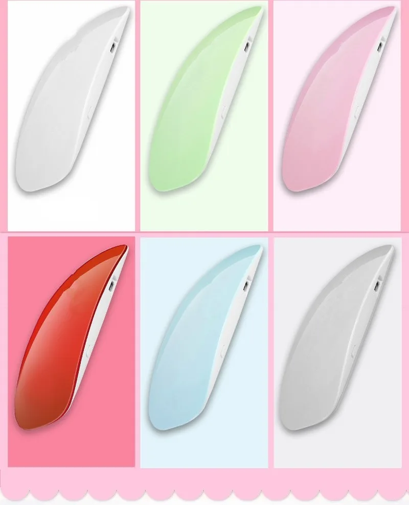 УФ-светодиодная лампа для сушки ногтей 6 Вт в форме мыши портативный usb-кабель