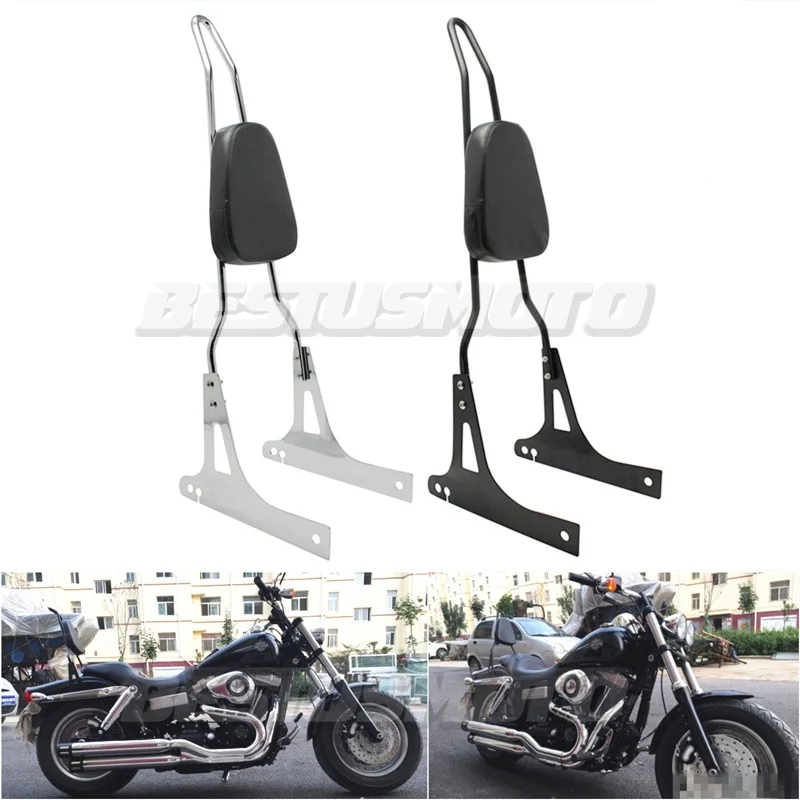 Motorcycle Rear Passenger Backrest Sissy Bar For Harley Dyna Fat Bob Street Bob Super Glide Custom Low Rider FXDC FXDL