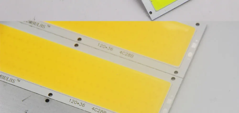 15 Вт cob led панель с лампочками 120*36 мм источник света с регулируемой яркостью красный Буле Теплый Природа холодный белый цвет с радиочастотным пультом дистанционного управления