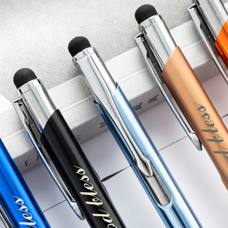 Металлический с индивидуальным логотипом рукописный ввод Стилус Шариковая