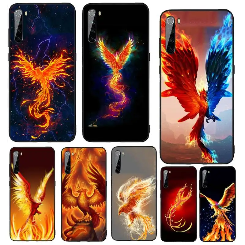 

Phoenix Phone Case For Xiaomi Redmi 10 10x Note 9 9T 9A 9S 7 8 9se 7a 8a 8t Pro Max K20 30 Pro Funda