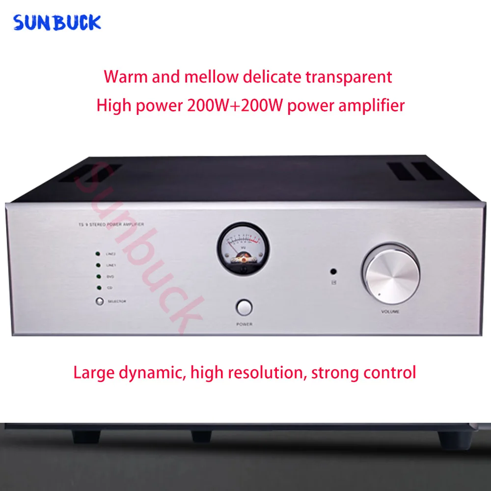 

Sunbuck полевой эффект симметричный дифференциальный дизайн цепи 2,0 400 Вт + 400 Вт высокомощный HIFI комбинированный усилитель мощности аудио