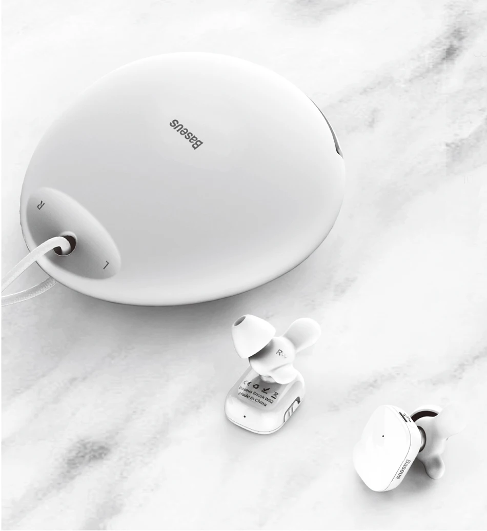Baseus W02 TWS Bluetooth наушники беспроводные наушники с микрофоном интеллектуальное сенсорное управление hands-free Auriculares для телефона