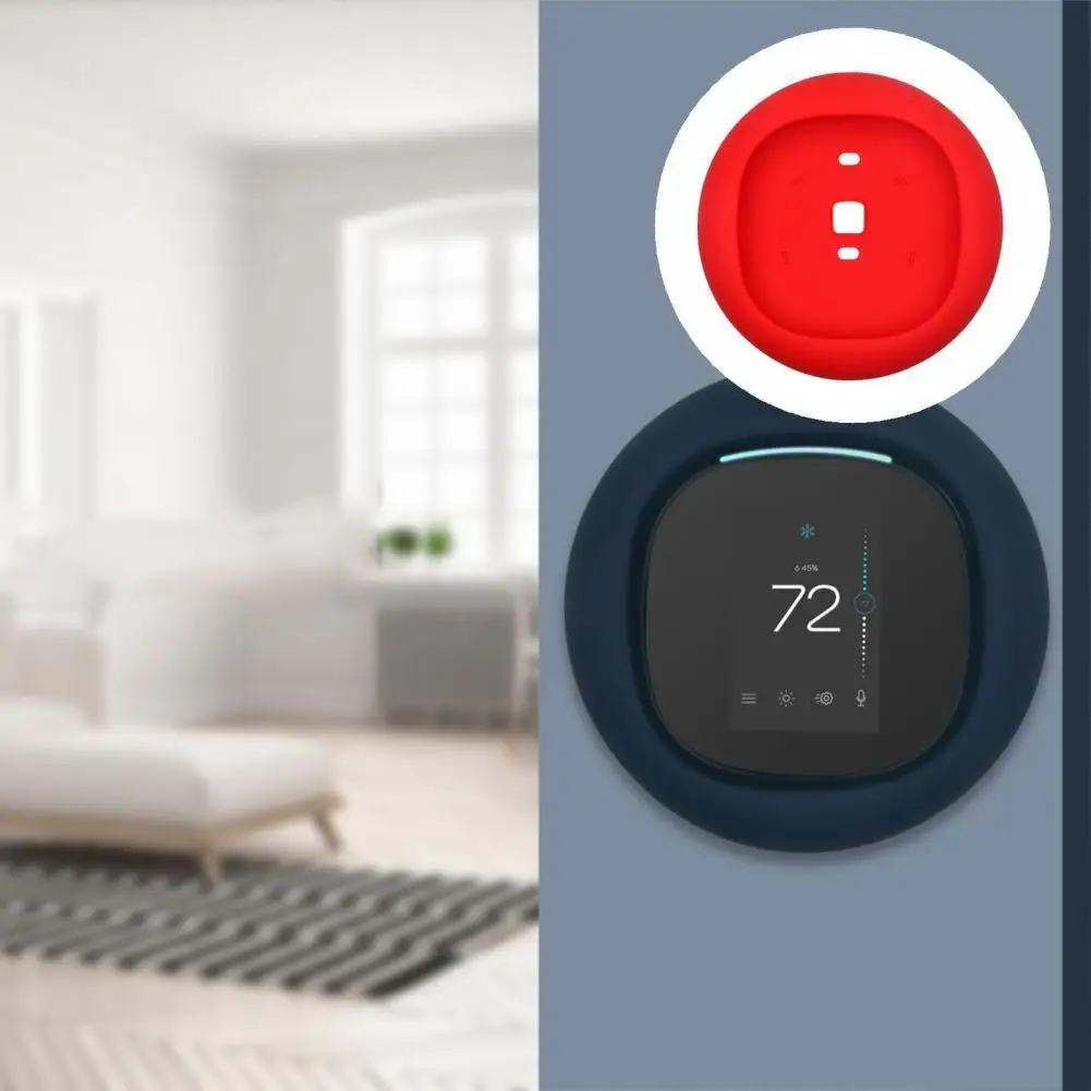 

Силиконовый чехол полезный умный WiFi термостат настенный кронштейн крышка красивый пыленепроницаемый защитный чехол